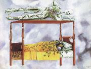 Frida Kahlo the dream oil painting artist